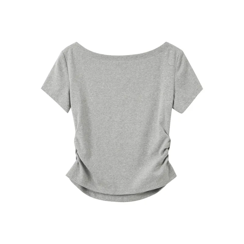 3COLOUR T Shirt Women's Stone Gray-1