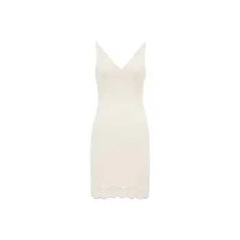 SAINT LAURENT Laced Slip Dress