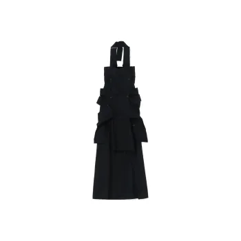 Yohji Yamamoto Sleeveless Dress Women's Black