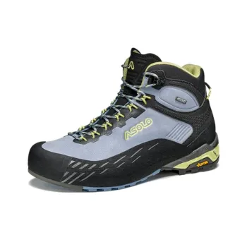 ASOLO Anti Slip Wear Resistant Mid Top Hiking Shoes Women's Blue
