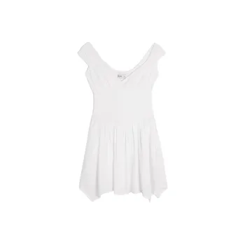 Hollister Sleeveless Dress Women's White
