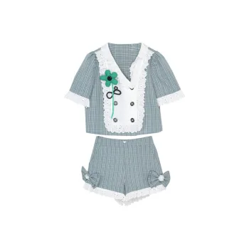 LCEVHZ'S Casual Suit Women's Turquoise