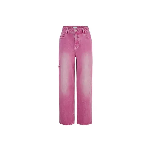 URBAN REVIVO Jeans Women's Cool Pink