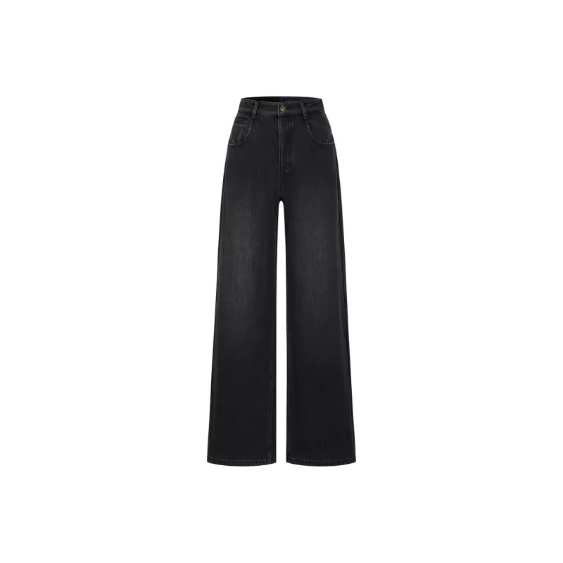 JZ. ANNAKRO Jeans Women's Plain Black-0