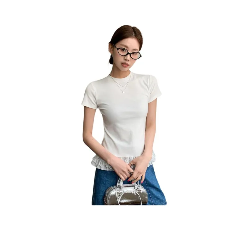 Mu Xiao Xin T Shirts Women's White-0