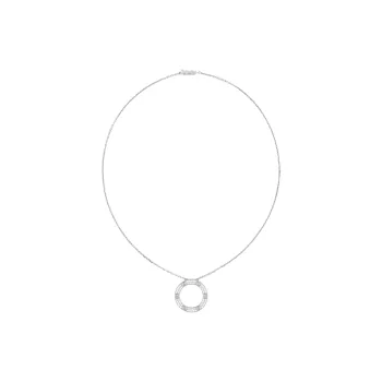 Cartier 18kt White Gold Love Diamond Necklace