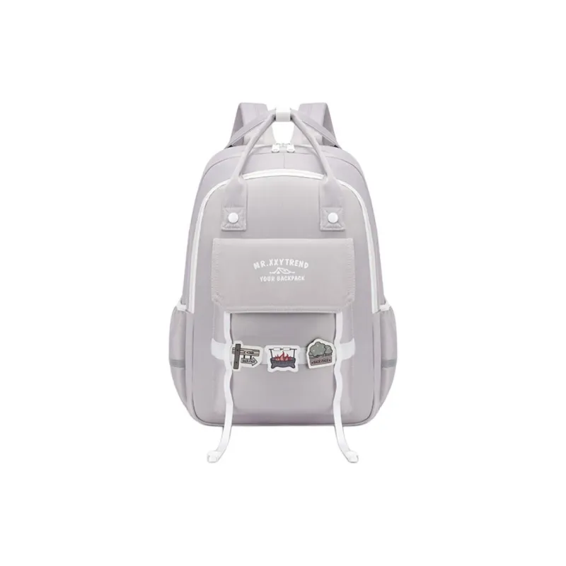 Yalu Nylon Fabric Backpack Regular Unisex Multicolor-3