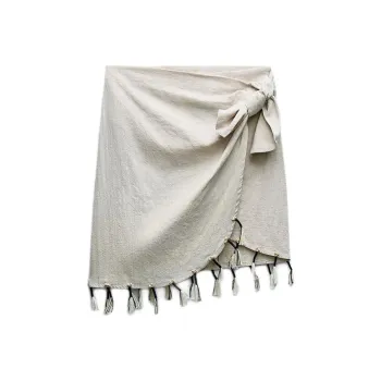 ZARA Casual Short Skirts Women's Tan