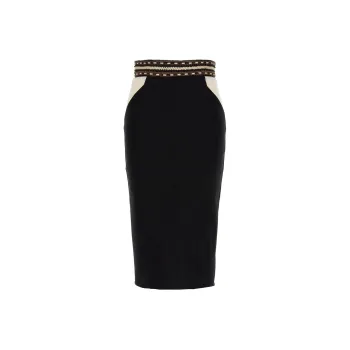 Elisabetta Franchi Casual Long Skirts Women's Black