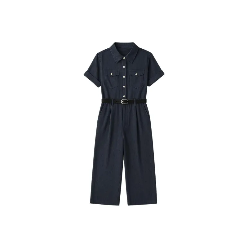 LUYOUYE Jumpsuit Women's Denim Blue-0