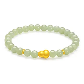 ZSY Hetian Jade Bracelets Pale Greenish White Jade Women's
