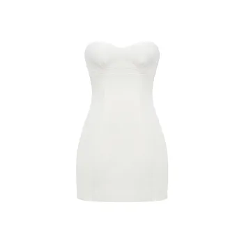 HOUSE OF CB MIMI Sleeveless Dress Women's WHITE/White