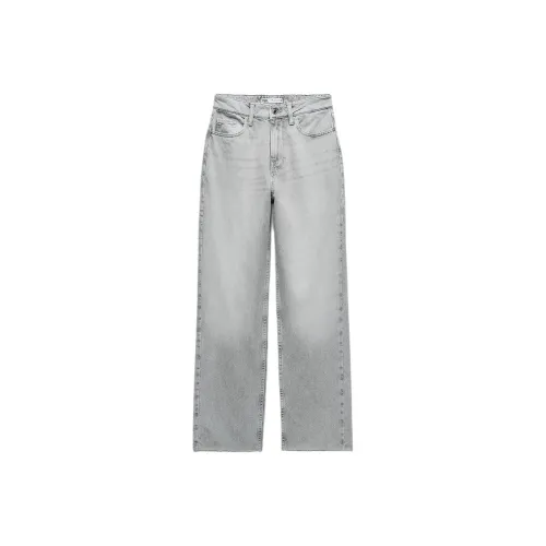 ZARA Jeans Women's Light Gray