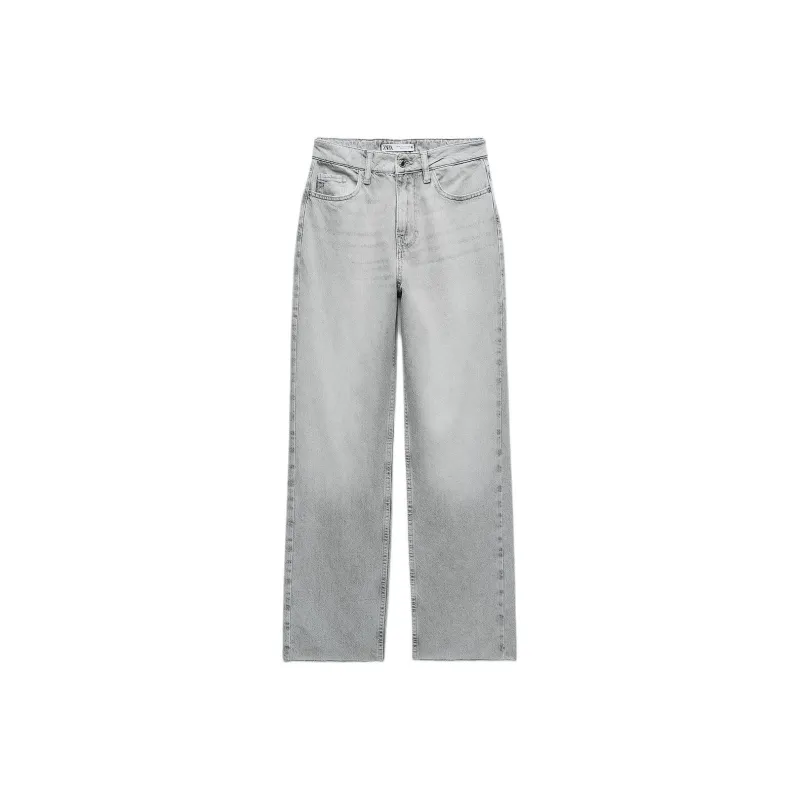 ZARA Jeans Women's Light Gray-0