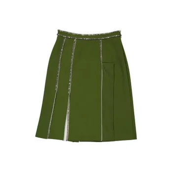 Burberry Casual Short Skirts Women's Green