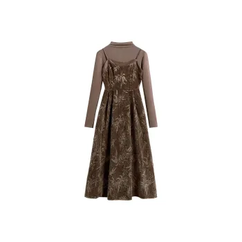 TOUCH Sleeveless Dress Women's Dark Brown
