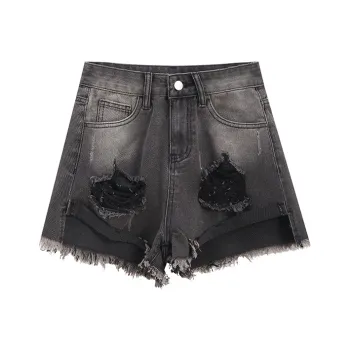 TWOPLUMGIRLS Denim Shorts Women's