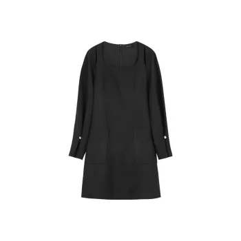 NINE WEST Long Sleeved Dresses Women's Black