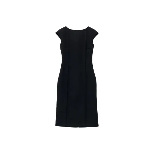 Alexander McQueen Crewneck Sleeveless Mini Dress