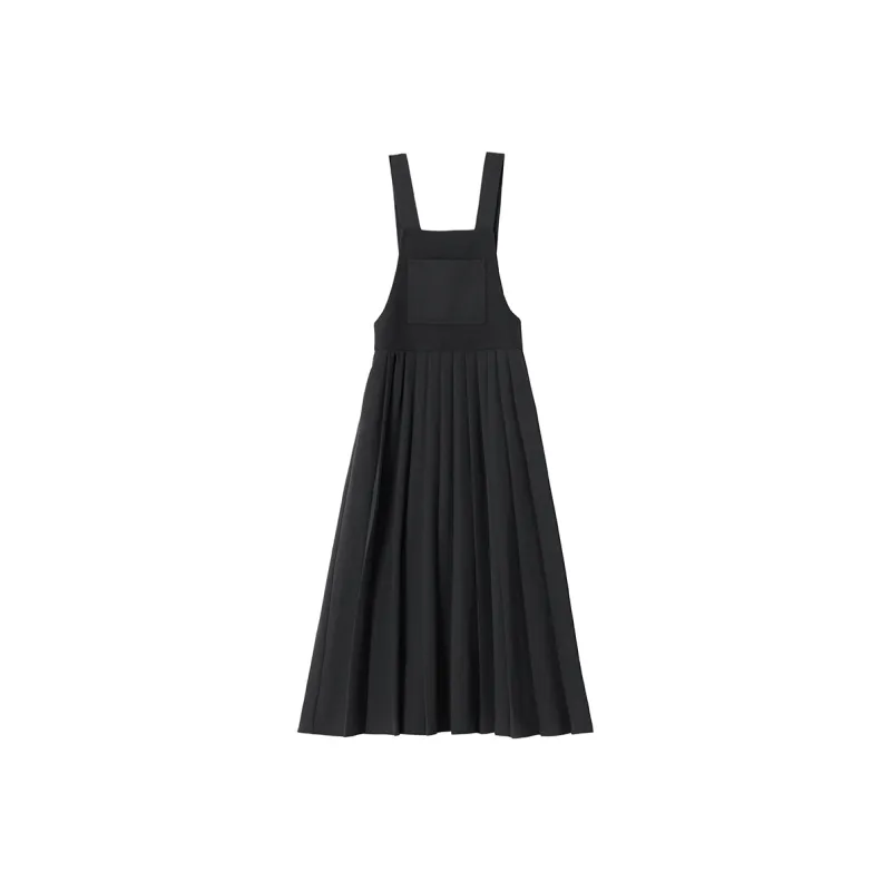 SOON FLOWER Sleeveless Dress Women's Black-0