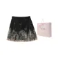 Black Cropped Shopping Bag