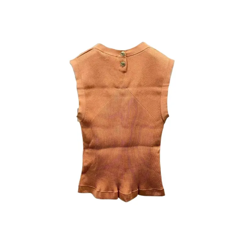 CHANEL 20A Tank Top Women's Orange-1
