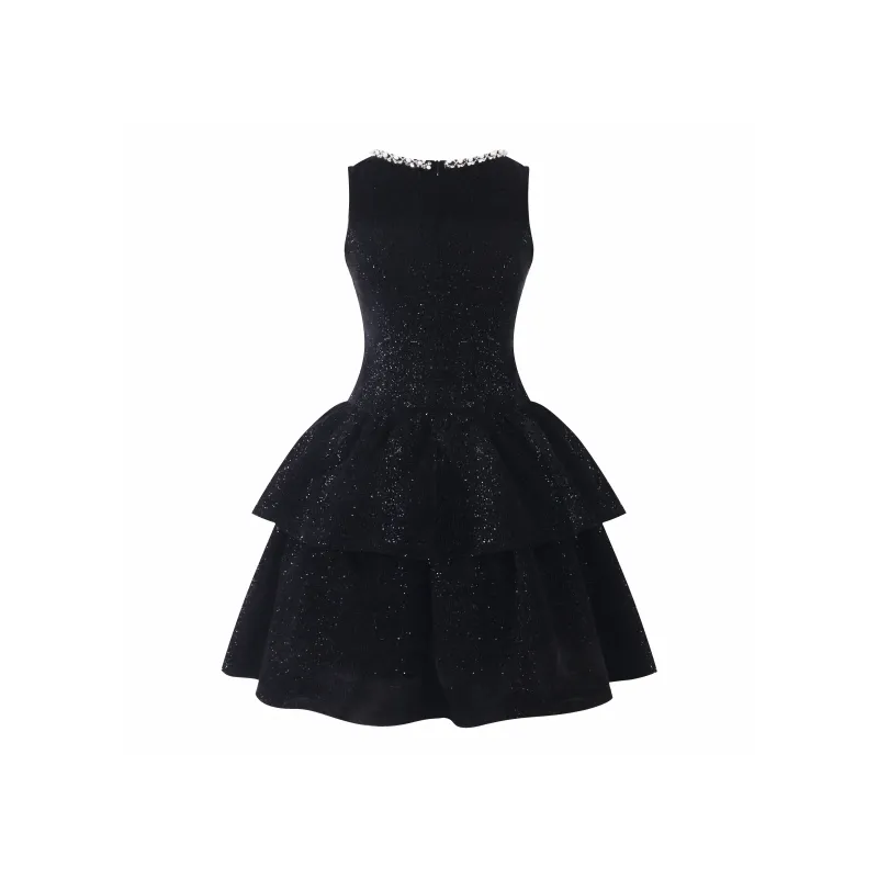 Seeeemi Sleeveless Dress Women's Black-0
