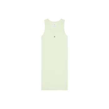 Givenchy 4G Plaque Ribbed Knit Tank Dress