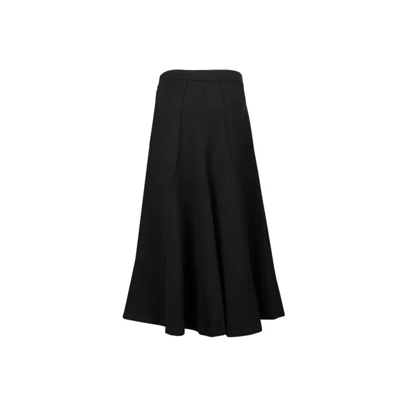 Y 3 Casual Long Skirts Women's Black-0