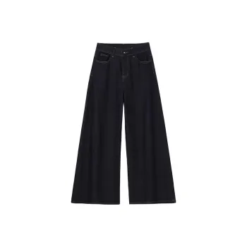 YINLEI Jeans Women's Dark Blue