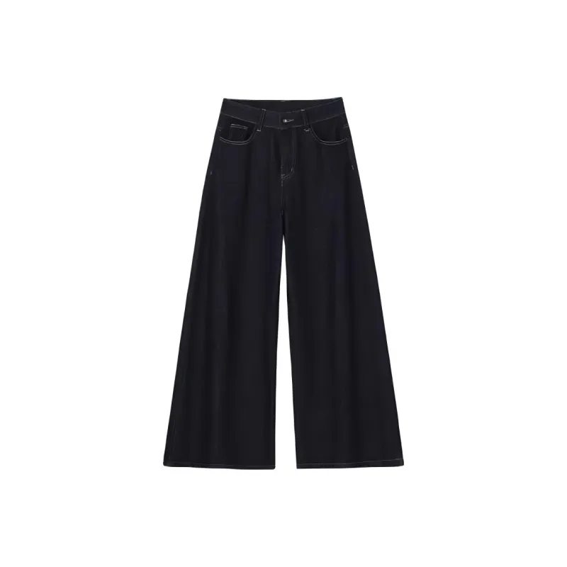 YINLEI Jeans Women's Dark Blue-0