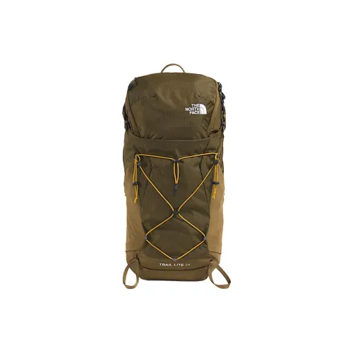 THE NORTH FACE Mountaineering Bag Outdoor Bag Recycled Polyester 24L Olive Green Unisex