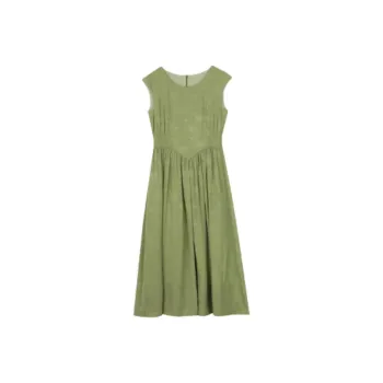 SOLIGHTER Sleeveless Dress Women's Greengage Green