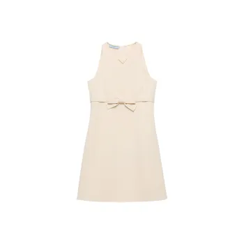 PRADA Sleeveless Dress Women's Light Brown