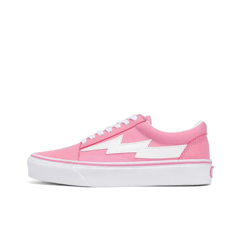 REVENFE X SPOTM x BURNING FLAME Slip Resistant, Abrasion Resistant, Breathable Low Top Canvas Shoes Unisex-45
