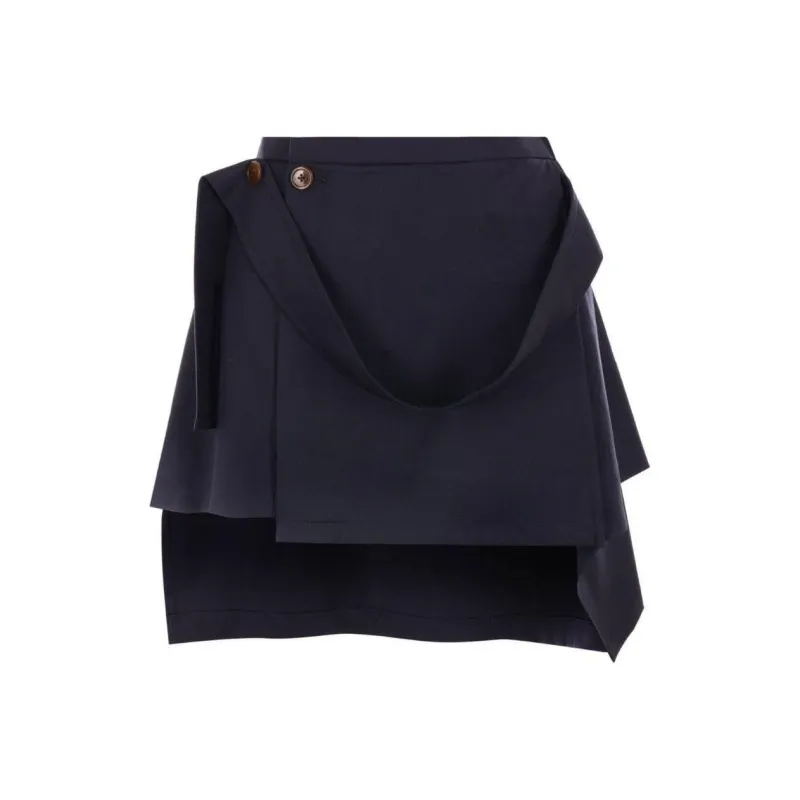 Vivienne Westwood Meghan Asymmetric Virgin Wool Skirt-0