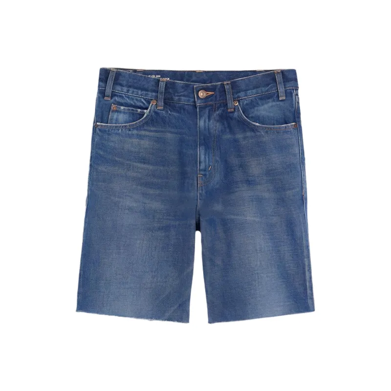 CELINE Denim Shorts Women's Blue-0