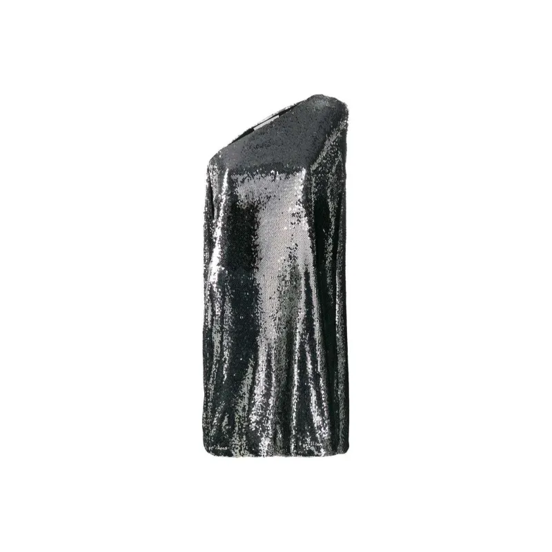 Stella McCartney Sequined One shoulder Dress-0