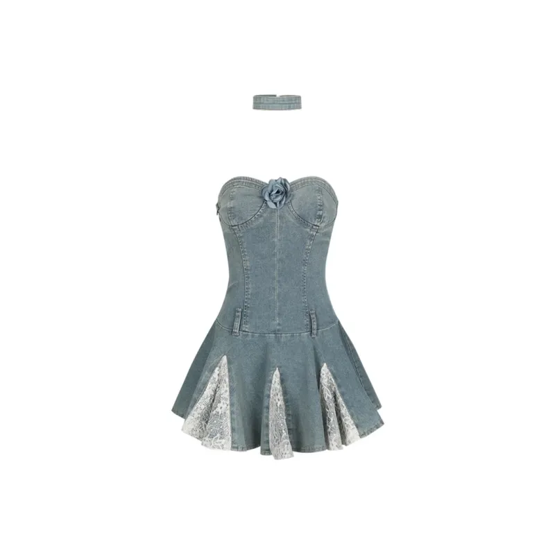 Incolore Sleeveless Dress Women's Blue-0