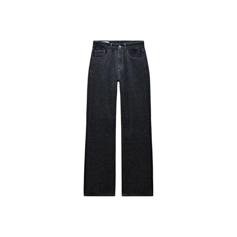 ZARA Trf Jeans Women's Dark Indigo-0