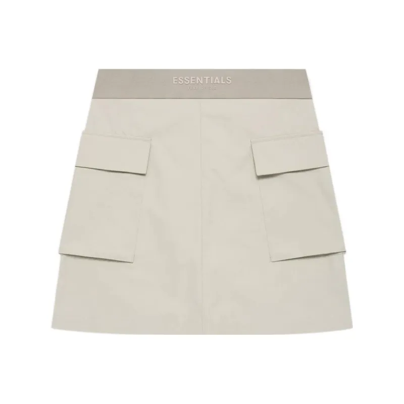 Fear Of God Essentials Women's Cargo Skirt Wheat-0