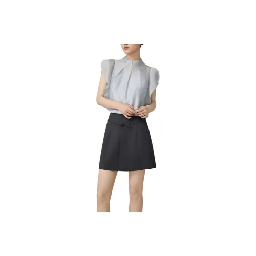 PKHP Casual Short Skirts Women's Dark Gray