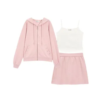 Love To Serve Skirt Set Women's Pink