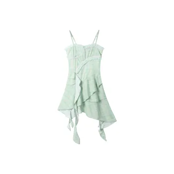 Zukizuki Slip Dress Women's Green