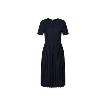 JZ. ANNAKRO Long Sleeved Dress Women's Dark Blue