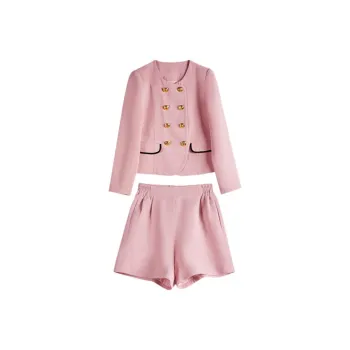 Emodues Casual Suit Women's Pink