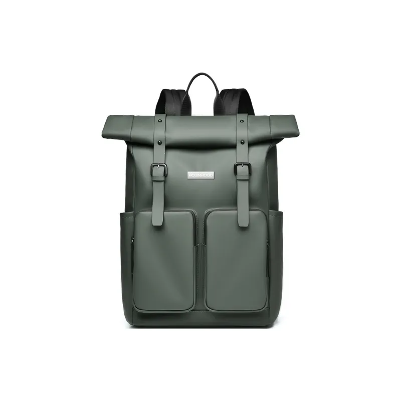 ROBINHOOD Oxford Backpack Regular Men's Black/Gray/Green-6