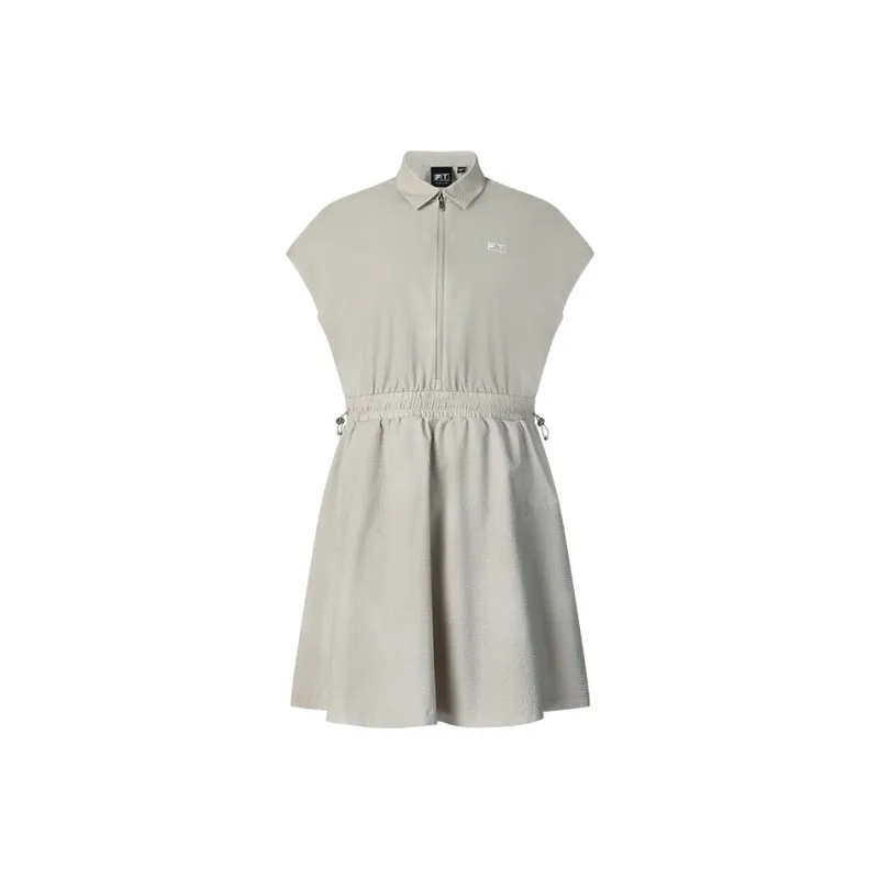 FILA Golf Series Sleeveless Dress Women's Gray Oat-0