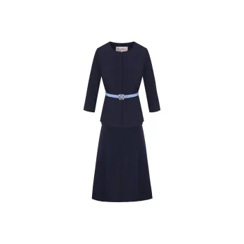 BBLLUUEE Skirt Set Women's Ink Blue