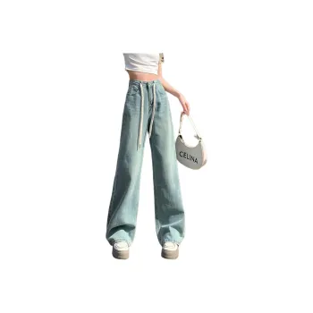 Menglaini Jeans Women's Light Blue